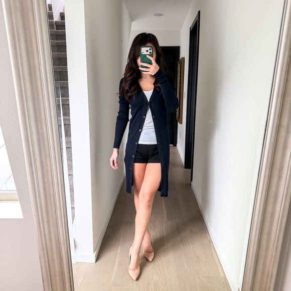 Dolce & Gabbana Old Money Preppy Designer Knit Cardigan Dress Button Down S - Picture 5 of 10